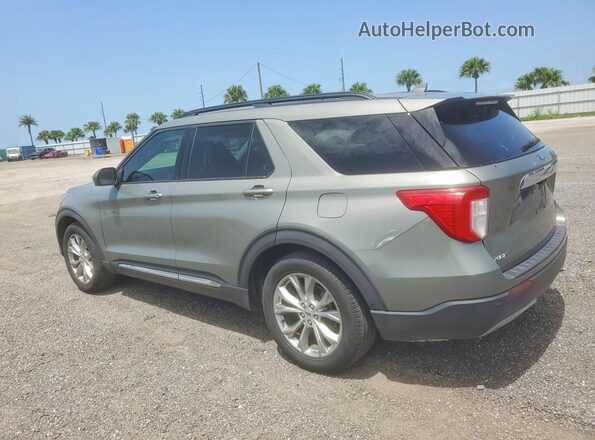 1FMSK7DH9LGB46044 2020 FORD EXPLORER Green Задня ліва чверть