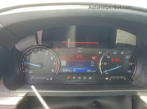 1FMSK7DH9LGB46044 2020 FORD EXPLORER Green Вид щитка приладів