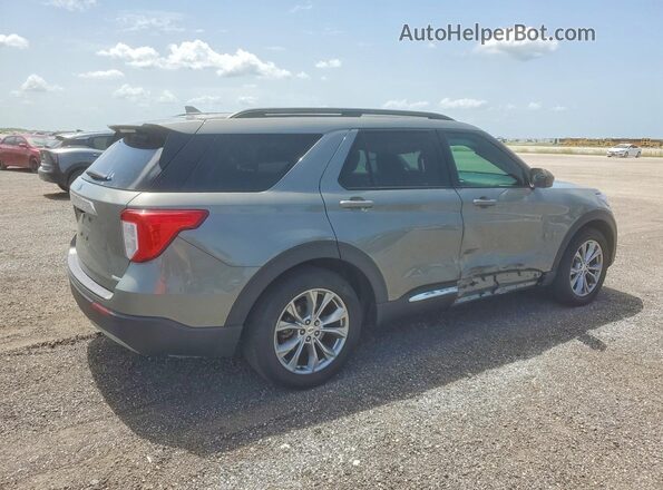 1FMSK7DH9LGB46044 2020 FORD EXPLORER Green Задня права чверть