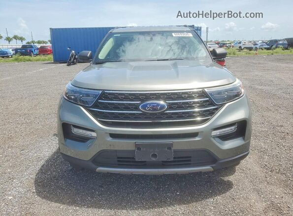 1FMSK7DH9LGB46044 2020 FORD EXPLORER Green Вид спереду