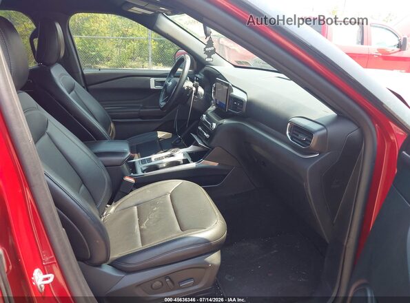 1FMSK7DH9LGC27867 2020 FORD EXPLORER Red Вид салону спереду