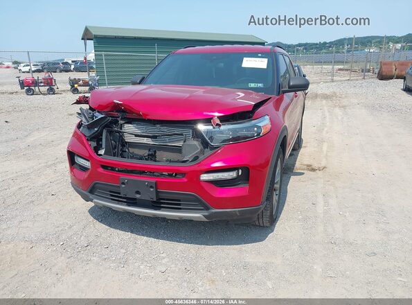 1FMSK7DH9LGC27867 2020 FORD EXPLORER Red Передня ліва чверть