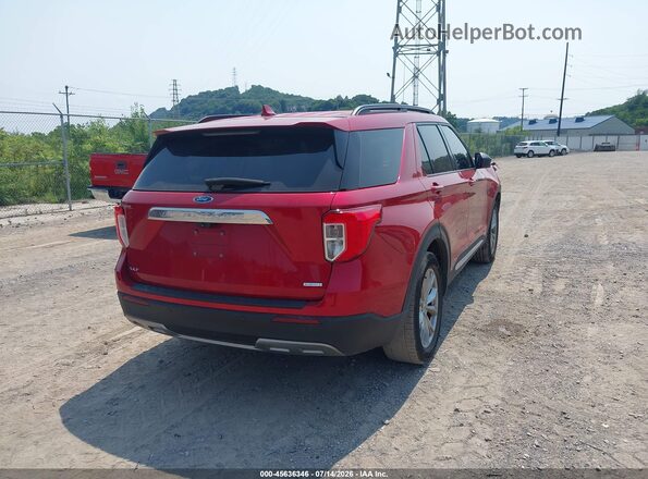 1FMSK7DH9LGC27867 2020 FORD EXPLORER Red Задня права чверть