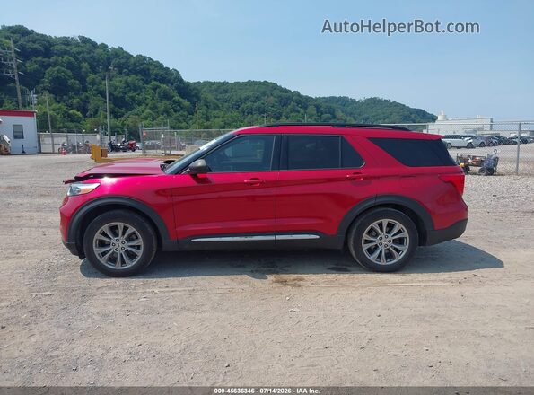 1FMSK7DH9LGC27867 2020 FORD EXPLORER Red Панорамний вид салону 360°