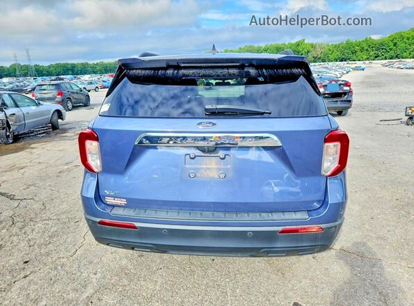 1FMSK7DH9MGA77812 2021 FORD EXPLORER Blue Հետևի տեսք