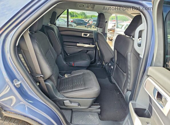 1FMSK7DH9MGA77812 2021 FORD EXPLORER Blue Սալոնի հետևի տեսք
