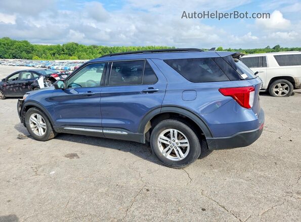 1FMSK7DH9MGA77812 2021 FORD EXPLORER Blue Հետևի ձախ
