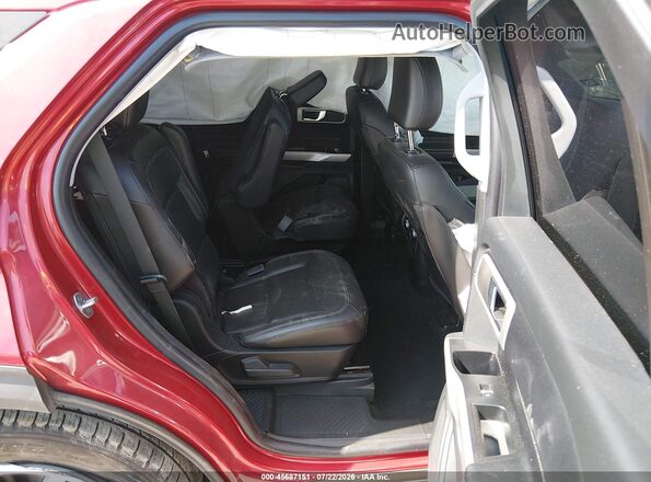 1FMSK7DH9MGC06325 2021 FORD EXPLORER Red VIN կոդի պիտակի տեսք