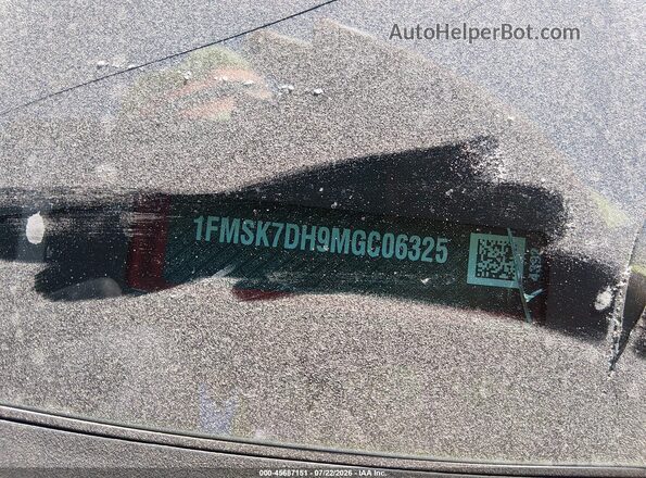 1FMSK7DH9MGC06325 2021 FORD EXPLORER Red Շարժիչի բաժամունքի տեսք