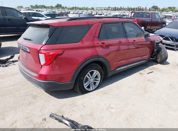 1FMSK7DH9MGC06325 2021 FORD EXPLORER Red Հետևի աջ