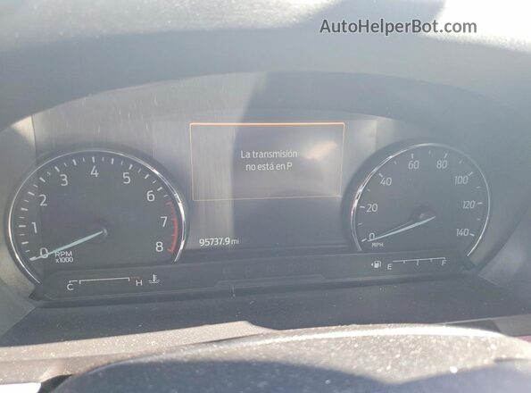 1FMSK7DH9NGC00591 2022 FORD EXPLORER Белый Вид щитка приборов