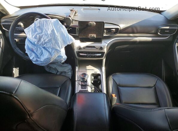 1FMSK7DH9NGC00591 2022 FORD EXPLORER Белый Вид панели приборов