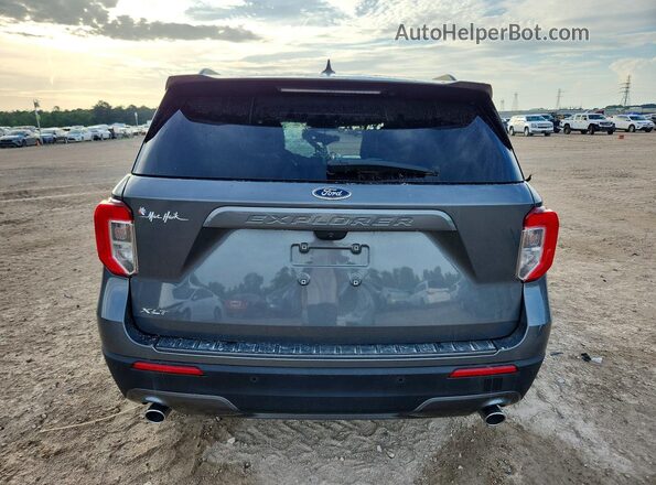 1FMSK7DH9PGB87828 2023 FORD EXPLORER Gray Rear view