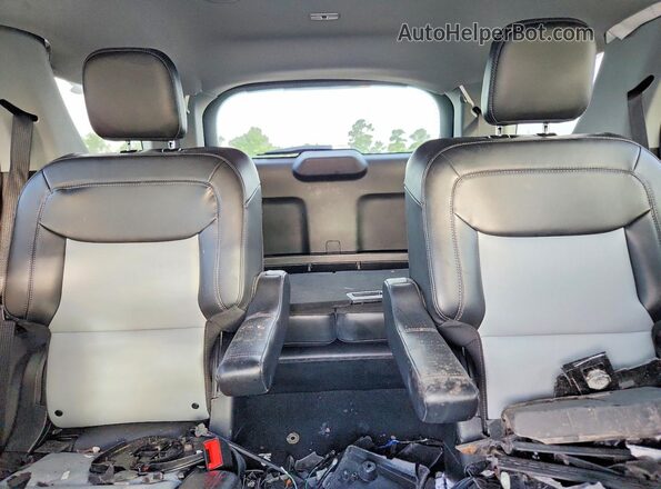 1FMSK7DH9PGB87828 2023 FORD EXPLORER Gray Rear seats view