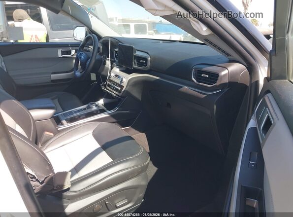 1FMSK7DH9RGA17830 2024 FORD EXPLORER White Widok wnętrza z przodu