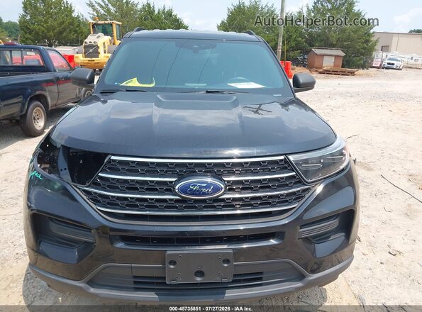 1FMSK7DHXLGA88431 2020 FORD EXPLORER Black ხელსაწყოთა პანელის ხედი