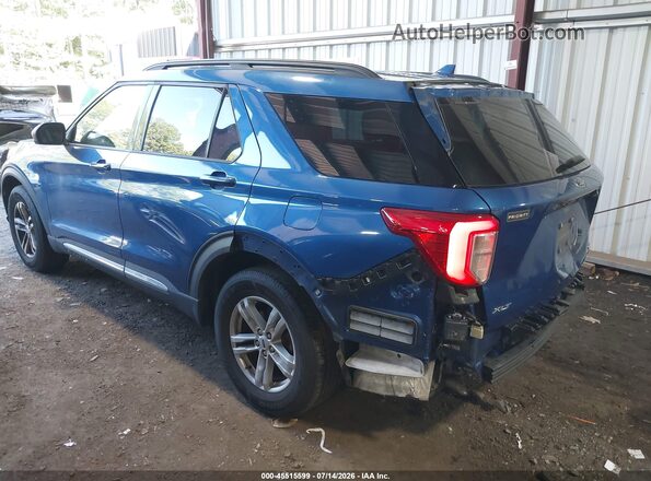1FMSK7DHXLGB02151 2020 FORD EXPLORER Blue Trasero izquierdo
