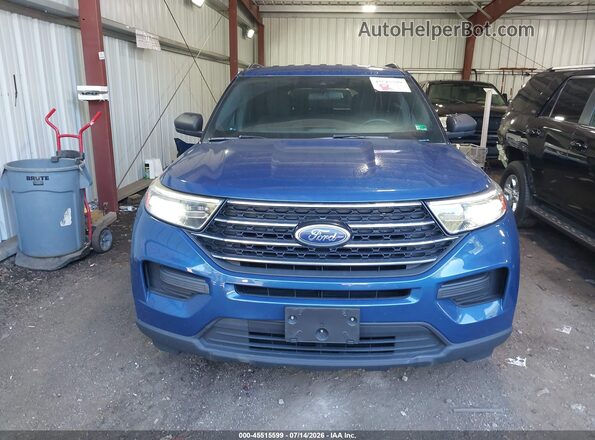 1FMSK7DHXLGB02151 2020 FORD EXPLORER Blue Vista interior trasera