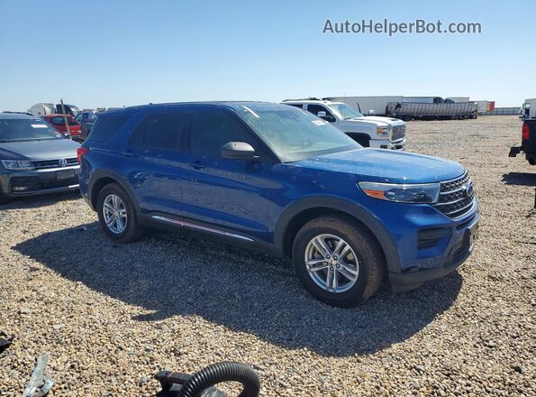 1FMSK7DHXLGC80044 2020 FORD EXPLORER Blue წინა მარჯვენა