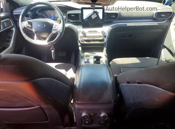 1FMSK7DHXLGC80044 2020 FORD EXPLORER Blue წინა პანელის ხედი