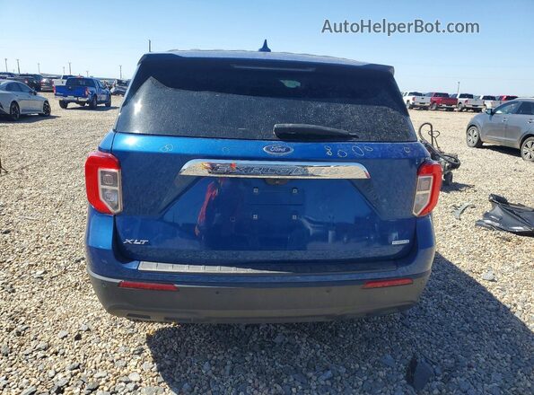 1FMSK7DHXLGC80044 2020 FORD EXPLORER Blue უკანა ხედი