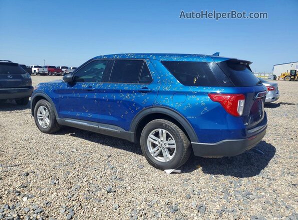 1FMSK7DHXLGC80044 2020 FORD EXPLORER Blue უკანა მარცხენა