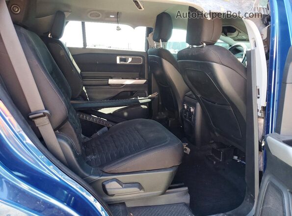 1FMSK7DHXLGC80044 2020 FORD EXPLORER Blue უკანა სალონის ხედი