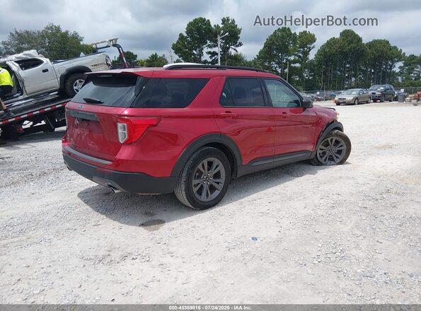 1FMSK7DHXMGA02195 2021 FORD EXPLORER Red Rear right
