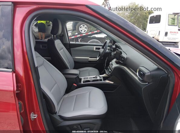 1FMSK7DHXMGA02195 2021 FORD EXPLORER Red Front interior view