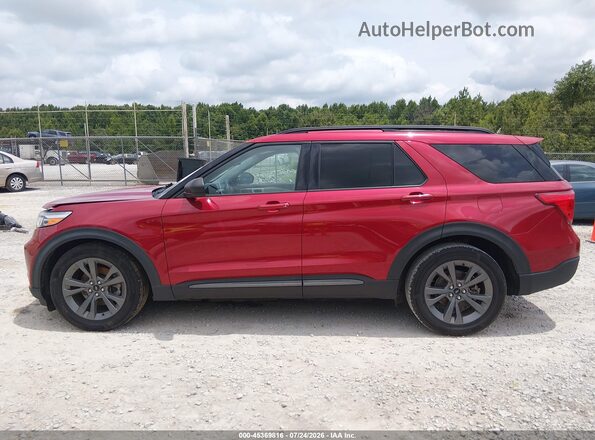 1FMSK7DHXMGA02195 2021 FORD EXPLORER Red 360 interior view