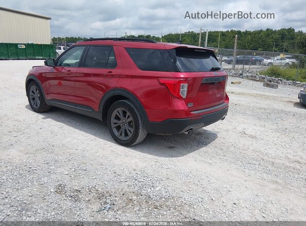 1FMSK7DHXMGA02195 2021 FORD EXPLORER Red Задня ліва чверть