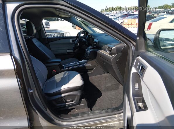 1FMSK7DHXMGA37593 2021 FORD EXPLORER Gray წინა სალონის ხედი