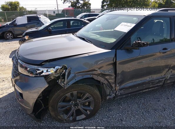 1FMSK7DHXMGA37593 2021 FORD EXPLORER Gray წინა ხედი