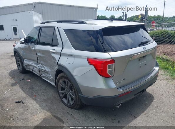 1FMSK7DHXMGA67340 2021 FORD EXPLORER Silver Tył lewy