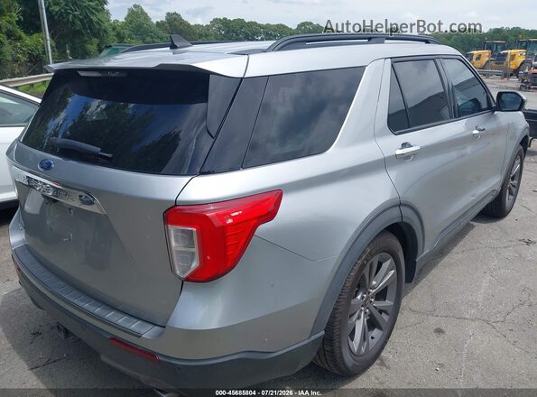 1FMSK7DHXMGA67340 2021 FORD EXPLORER Silver Tył prawy