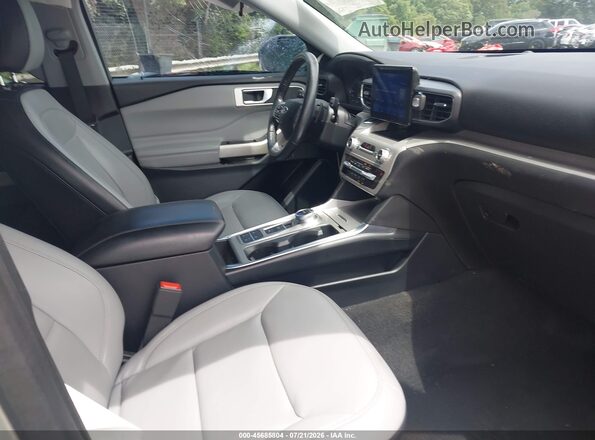 1FMSK7DHXMGA67340 2021 FORD EXPLORER Silver Widok wnętrza z przodu