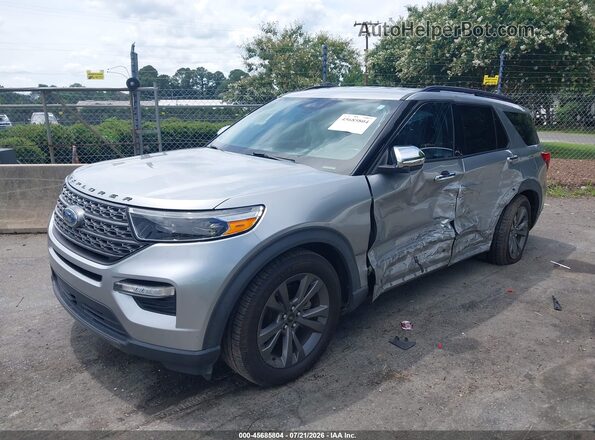 1FMSK7DHXMGA67340 2021 FORD EXPLORER Silver Przód lewy