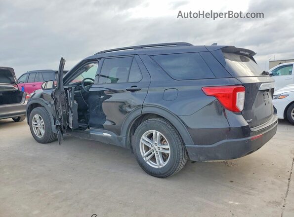 1FMSK7DHXNGA18849 2022 FORD EXPLORER Black Tył lewy