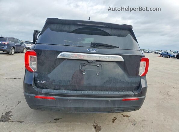 1FMSK7DHXNGA18849 2022 FORD EXPLORER Black Widok z tyłu