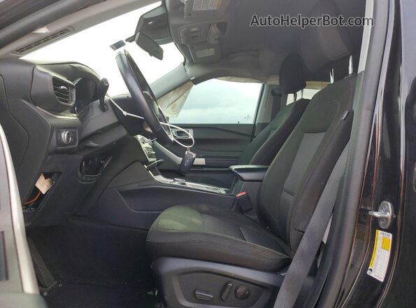 1FMSK7DHXNGA18849 2022 FORD EXPLORER Black Widok wnętrza z przodu