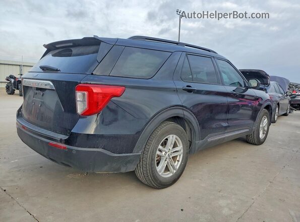1FMSK7DHXNGA18849 2022 FORD EXPLORER Black Tył prawy