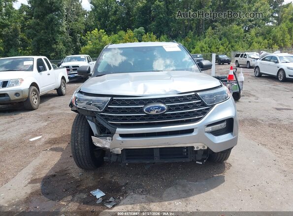 1FMSK7DHXPGA05537 2023 FORD EXPLORER Silver Rear interior view