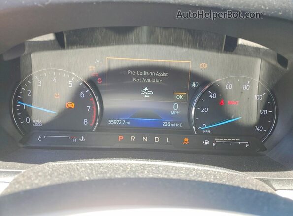 1FMSK7DHXPGA73952 2023 FORD EXPLORER Black ხელსაწყოთა პანელის ხედი