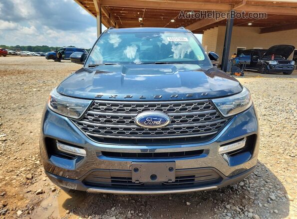 1FMSK7DHXRGA18632 2024 FORD EXPLORER Blue Դիմացի տեսք