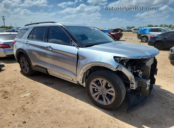1FMSK7DHXRGA45314 2024 FORD EXPLORER Silver Front right
