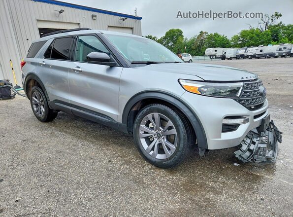 1FMSK7DHXRGA90348 2024 FORD EXPLORER Silver Передня права чверть