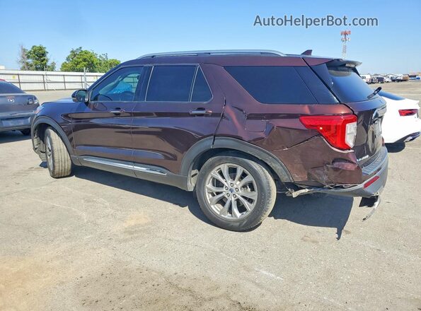 1FMSK7FH0LGA63566 2020 FORD EXPLORER Бордовый Задняя левая четверть
