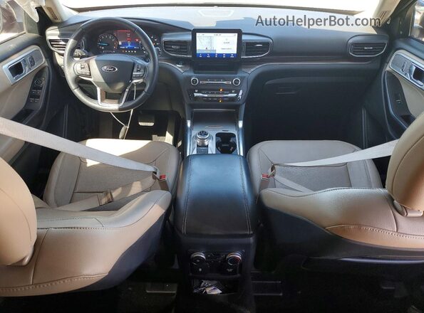 1FMSK7FH0LGA63566 2020 FORD EXPLORER Бордовый Вид панели приборов