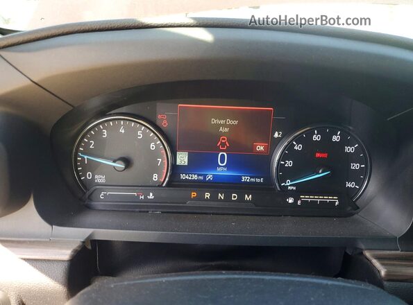 1FMSK7FH0LGA63566 2020 FORD EXPLORER Бордовый Вид щитка приборов