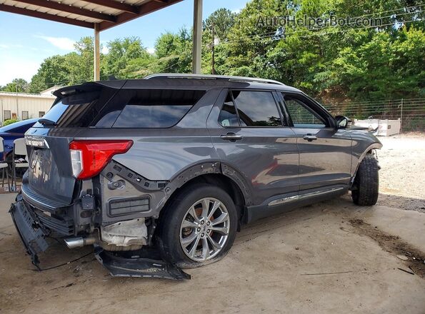 1FMSK7FH0MGA87982 2021 FORD EXPLORER Gray Tył prawy